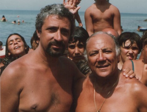Con Claudio Villa al mare