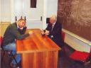 Il webmaster Francesco Apicella a colloquio col Prof. Karl Von Truffen