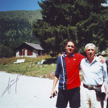 Carlo con Raffaele Gragnaniello