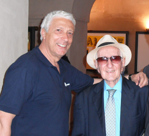 Carlo Casale con Pasquale Converso.