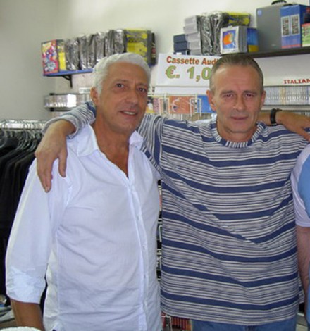 Carlo Casale e Pino D'Angiò "amici d'infanzia"