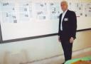 Carlo Casale nel reparto stampa