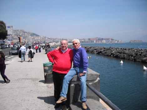 Con Mimmo si finisce sempre "Dal Delicato" per festeggiare il disco ritrovato.