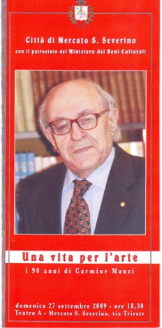 Il poeta Carmine Manzi