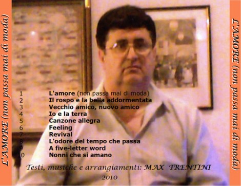 i titoli inclusi nel CD virtuale di Max Trentini