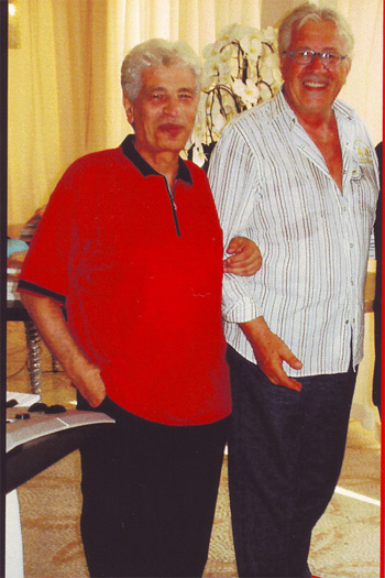 Ciccio Mastroianni col suo idolo Peppino Di Capri