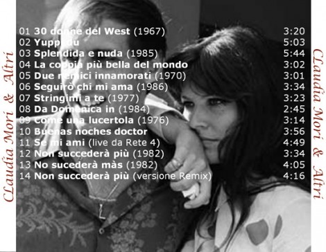 Claudia Mori con Adriano e gli altri