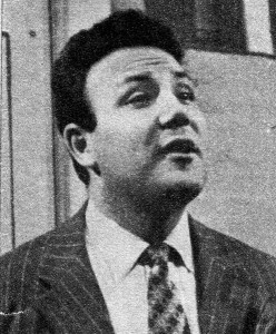 Claudio Villa partecipante alla Canzonissima del 1958/59 con Arrivederci Roma