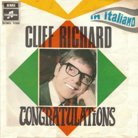 Congratulations, successo mondiale di Cliff Richard