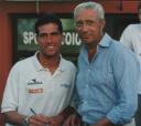 Il portiere Atalantino Nando Coppola con Carlo