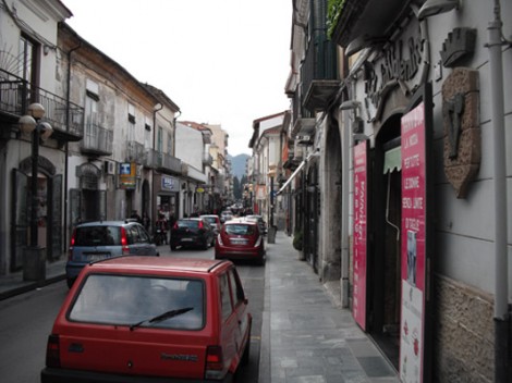 Il corso Diaz di Mercato S. Severino