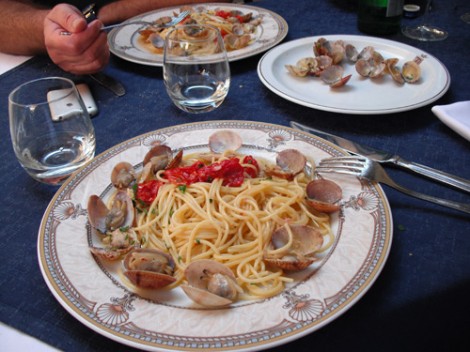 Arriva il primo "Spaghetti a vongole"