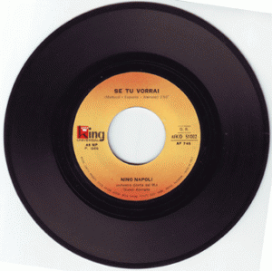 Il disco di Nino Napoli inciso con la King