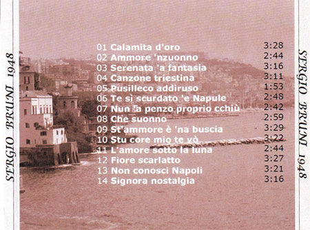 Canzoni di Sergio Bruni del 1948