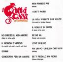 Elenco dei brani contenuti nell’album dei Gatti Rossi di Gino Paoli