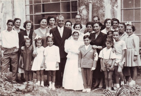 Foto ricordo della Prima Comunione di Nunziatina e Salvatore (cugini)