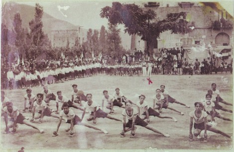 Saggio ginnico in Piazza S. Antonio