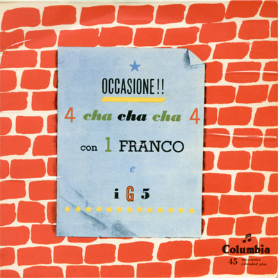 Franco e i G5, front EP N.16