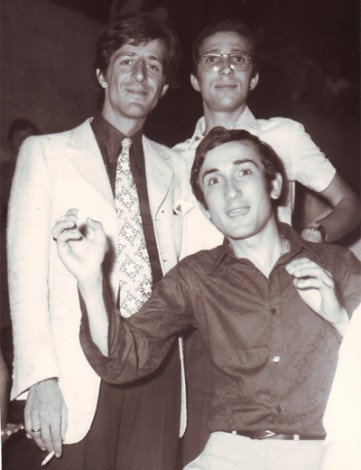 Giorgio Gaber con Carlo al "Cantagiro 1969"