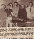 Ritaglio di giornale nel quale figura Gabriele Petrone “Campione di ping pong”