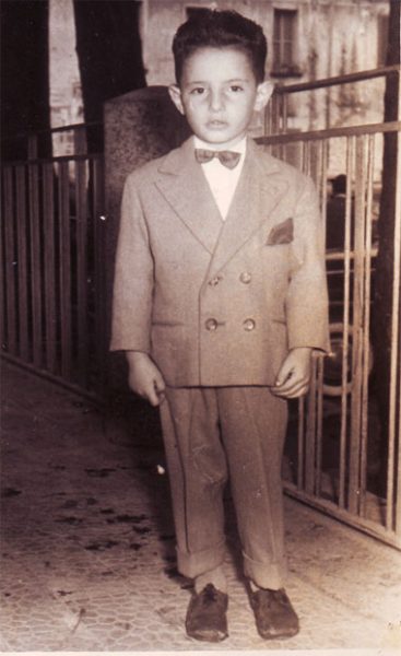 Alfonso Ansalone, classe 1954, a 6 anni