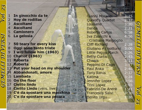 Canzoni "gemelle", incise da interpreti diversi.