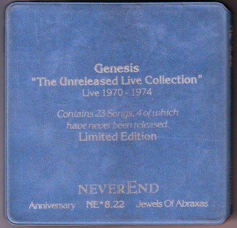 Edizione limitata del doppio live 1970 - 1974 dei Genesis