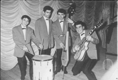 I primi Ribelli:Gianni Dall'Aglio, Nando De Luca, Livio Pasolini e Gino Santercole.