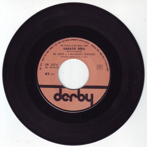 Sabato sera cantata al Festival di Sanremo del 1964