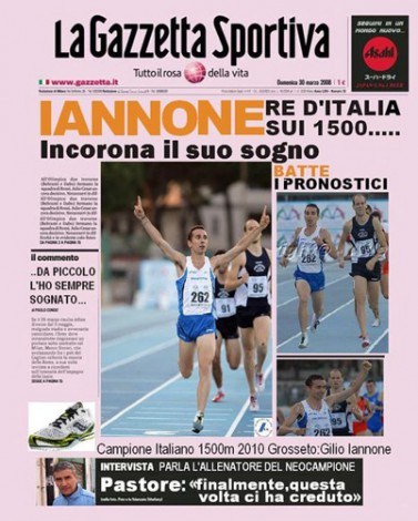 Gilio Iannone ...ora le Olimpiadi.