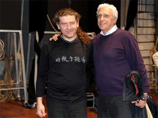 Javier Edgardo Girotto (17/4/65) Sax, con Carlo Casale