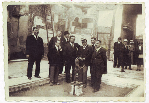 Visita agli scavi di Pompei.