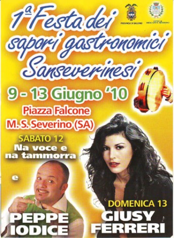 Peppe Iodice (sabato 12) e Giusy Ferreri (domenica 13).