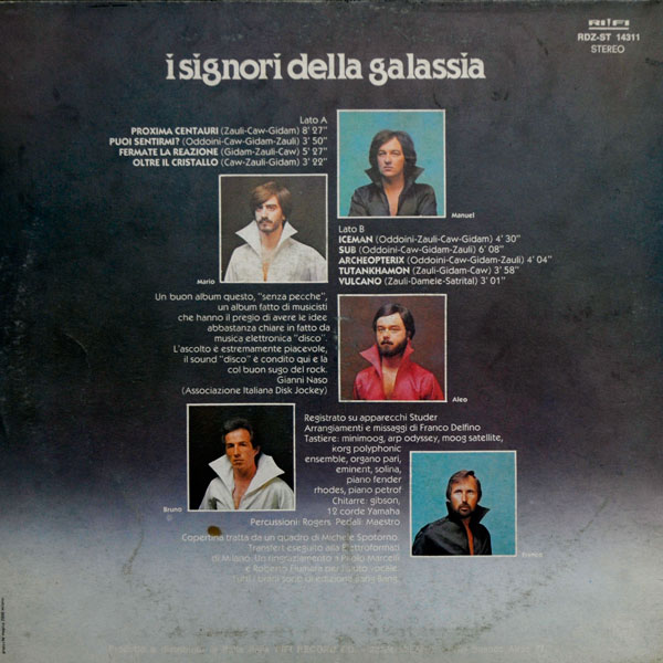 I Signori della Galassia in 5 nello stesso album