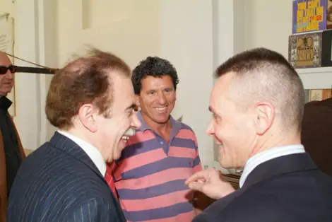 Pino Imparato a colloquio col Sindaco Giovanni Romano