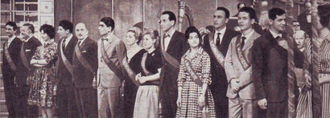 Tutti i "Musichieri" in posa per una foto ricordo.