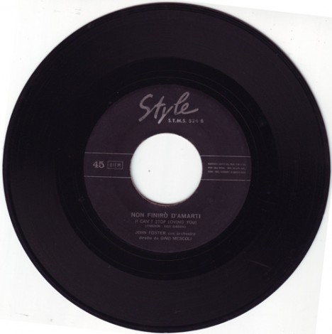 45 giri contenente 2 cover di Ray Charles