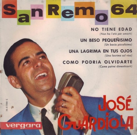 Extended Play (4 canzoni) del cantante-attore José Guardiola