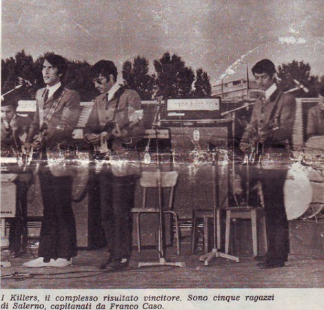 La formazione del 1967 de "I Killers", vincitori per la categoria complessi