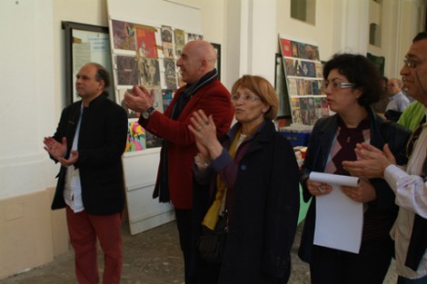 Lino Vairetti degli Osanna, sempre presente a queste manifestazioni.