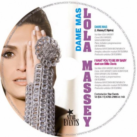 Il singolo  "Dame mas" dell'affascinante Lola Massey.