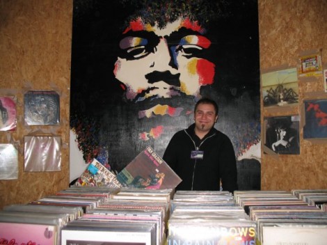 Lorenzo Zarone, organizzatore della 3^ mostra del disco.