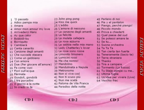 64 canzoni di Lucia Altieri 