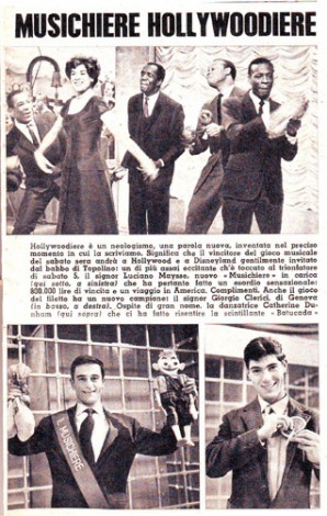 Luciano Maysse vincitore al Musichiere