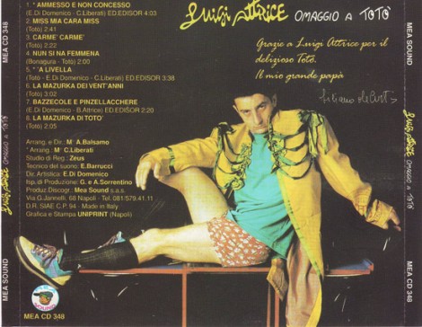 Luigi Attrice "Omaggio a Totò"