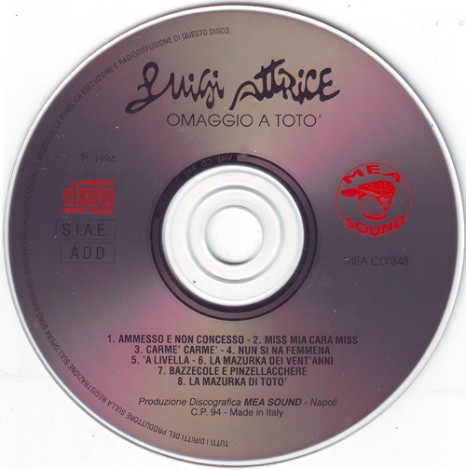 Le canzoni di Totò, reinterpretate da Luigi Attrice