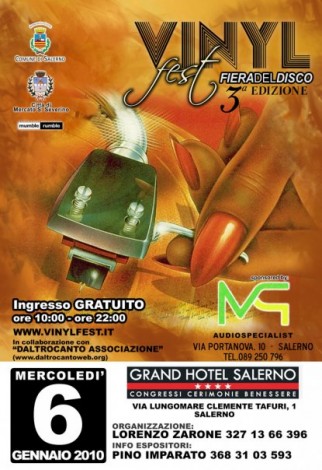 Locandina del Vinyl Fest di Salerno