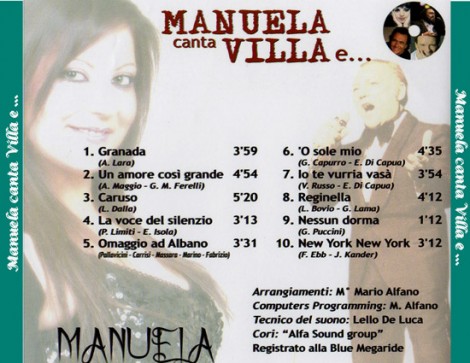 I grandi successi interpretati da Manuela.