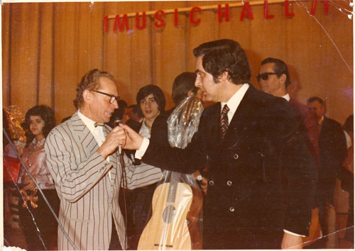 Mario Fenzi con Corrado