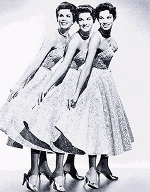The McGuire Sisters, foto d'epoca.
